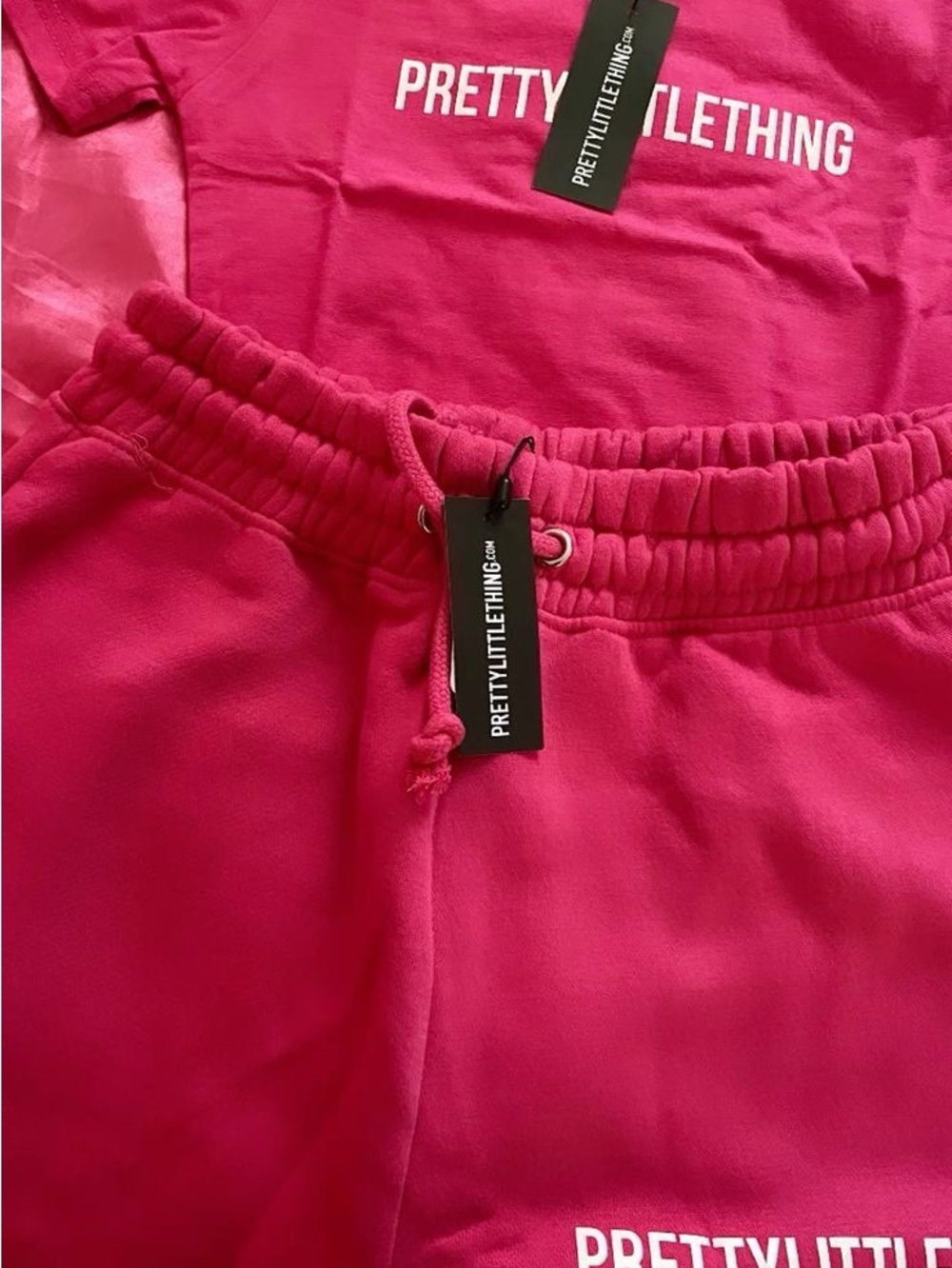 PrettyLittleThing Kids Vibrant Hot Pink Joggers